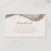 Carte de demande de recette de pierre de marbre Ag (Devant)