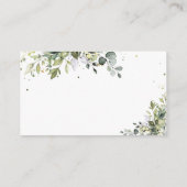 Carte de demande de recette de verdure (Dos)