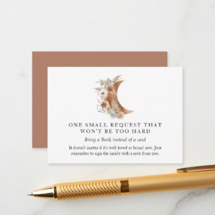 Carte de demande de réservation Boho Terracotta Mo