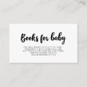 Carte de demande de réservation de baby shower de  (Devant)