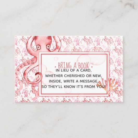 Carte de demande de réservation de Baby shower oct (Devant)