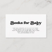 Carte de demande de réservation de Baby shower rét (Devant)