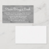 Carte de demande de réservation de baby shower Rus (Devant / Derrière)