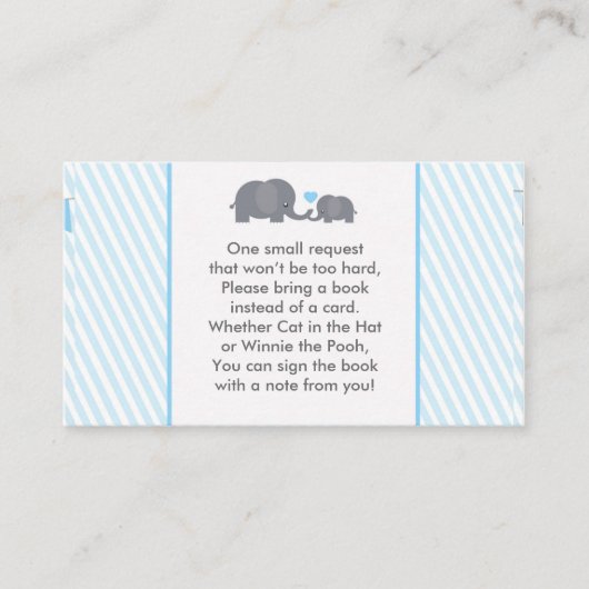 Carte de demande de réservation de Little Peanut p (Devant)