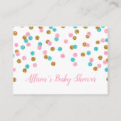 Carte de demande de réservation de points d'or ble (Dos)