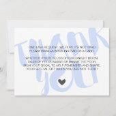 Carte de demande de réservation pour bébé garçon d (Devant)