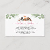 Carte de demande de réservation pour un animal ros (Devant)