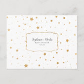 Carte de demande de réservation White Gold Star Co (Dos)