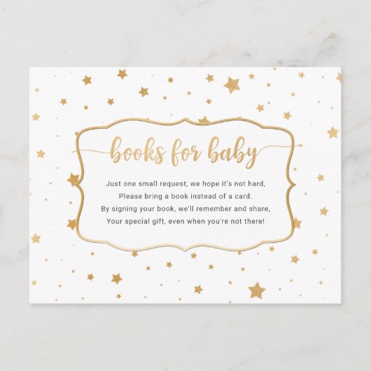 Carte de demande de réservation White Gold Star Co (Devant)