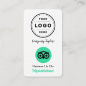Carte de demande de révision TripAdvisor avec code (Dos)