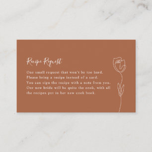 Carte de demande de Rose de ligne de lunettes