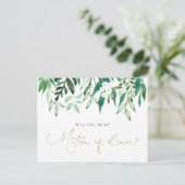 Carte de demande de témoin de mariage (Debout devant)