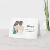 Carte de demande de témoin de mariage (Devant)