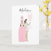 Carte de demande de témoin de mariage (Fleur jaune)