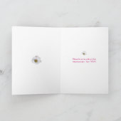 Carte de demande de témoin de mariage Rose de plag (Intérieur)