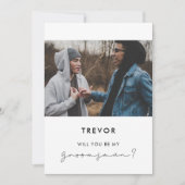 Carte de demande de témoin écrite à la main minima (Devant)