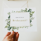 Carte de demande de témoin "Veux-tu être ma demois