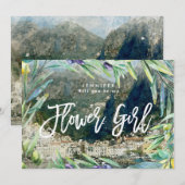 Carte de demande demoiselle d'honneur Amalfi Itali (Devant / Derrière)