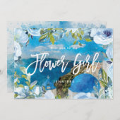 carte de demande demoiselle d'honneur santorin (Devant / Derrière)