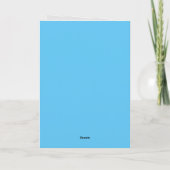 Carte de demande d'excuses désolée avec dessin ani (Dos)