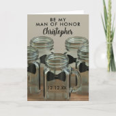 Carte de demande d'homme d'honneur Proposition (Devant)