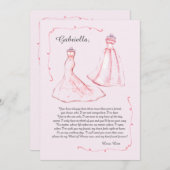 Carte de demande d'honneur (Devant / Derrière)