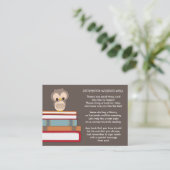 Carte de demande d'insertion du carnet de Baby sho (Debout devant)