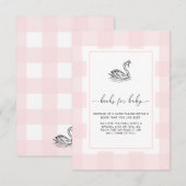 Carte de demande d'insertion pour livres Pink Ging (Devant / Derrière)