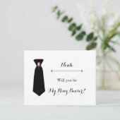 Carte de demande du porteur de ceinture rose pâle (Debout devant)