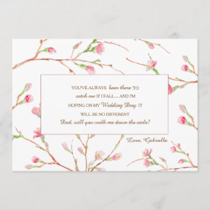 Carte de demande Mariage Spring Buds