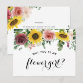 carte de demande "Veux-tu être ma demoiselle d'hon (Devant / Derrière)