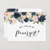 Carte de demande "Veux-tu être ma demoiselle d'hon (Devant / Derrière)