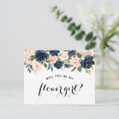 Carte de demande "Veux-tu être ma demoiselle d'hon (Debout devant)