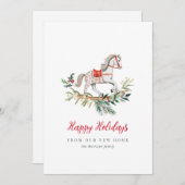 Carte de déménagement de Noël (Devant / Derrière)