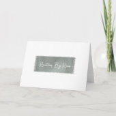 Carte de demoiselle d'honneur avec robe gratuite (Dos)