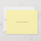 Carte de demoiselle d'honneur Couronne de citron a (Dos)