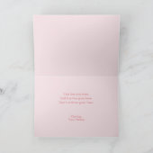 Carte de demoiselle d'honneur pour meilleures amie (Intérieur)