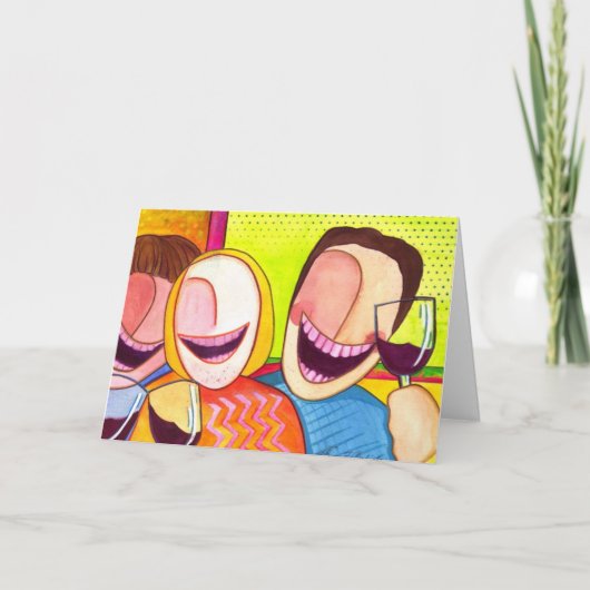 Carte "de dents de vin" (Devant)