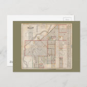 Carte de Denver, Colorado (1871) (Devant / Derrière)