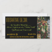 Carte de design d'intérieur (Devant)