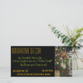 Carte de design d'intérieur (Debout devant)