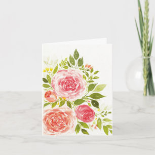 Carte de design floral d'anniversaire