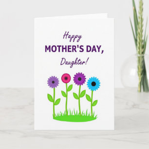 Carte de design graphique pour une maman adorable