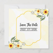 Carte de design pour invitation de mariage (Dos)