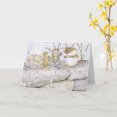 Carte de Designs® de Maison-Souris (Fleur jaune)