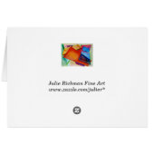 Carte de dessin abstraite (Dos Horizontal)