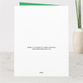 Carte de dessin animé de mouton (Dos)