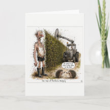 Carte de dessin animé d'élevage néo-zélandais