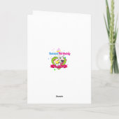 Carte de dessin Bull Terrier "Joyeux Anniversaire  (Dos)