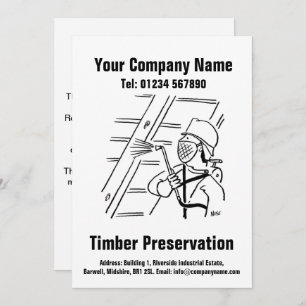 Carte de dessin de conservation du bois
